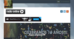 Desktop Screenshot of apocalipsisfm.cl